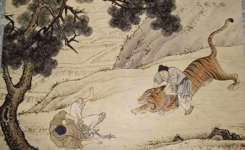 古人二十四孝_打虎救父