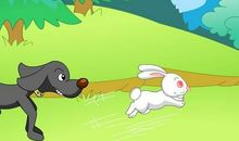 哲理故事素材：“尽力”的猎狗和“拼命”的兔子_250字