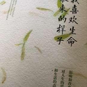 我很欣赏这种生活