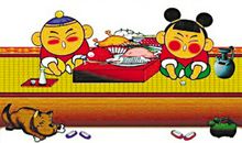 春节传说之一：熬年守岁的传说_900字