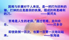 勇敢面对挫折的经典名言