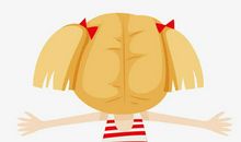 双黄线上的小女孩_250字