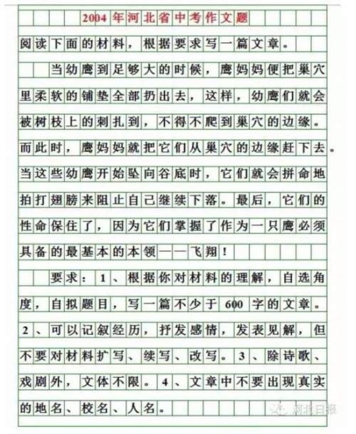 2018年高中入学考试作文写作指南：“弥补不足”和“避免不足”的三项技巧