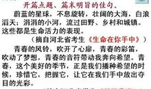 中考满分作文佳句大全