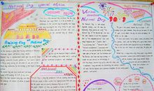 国庆节英语手抄报资料