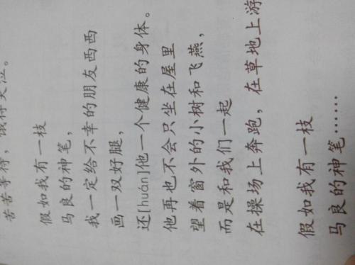 如果我有马良的魔笔_300字