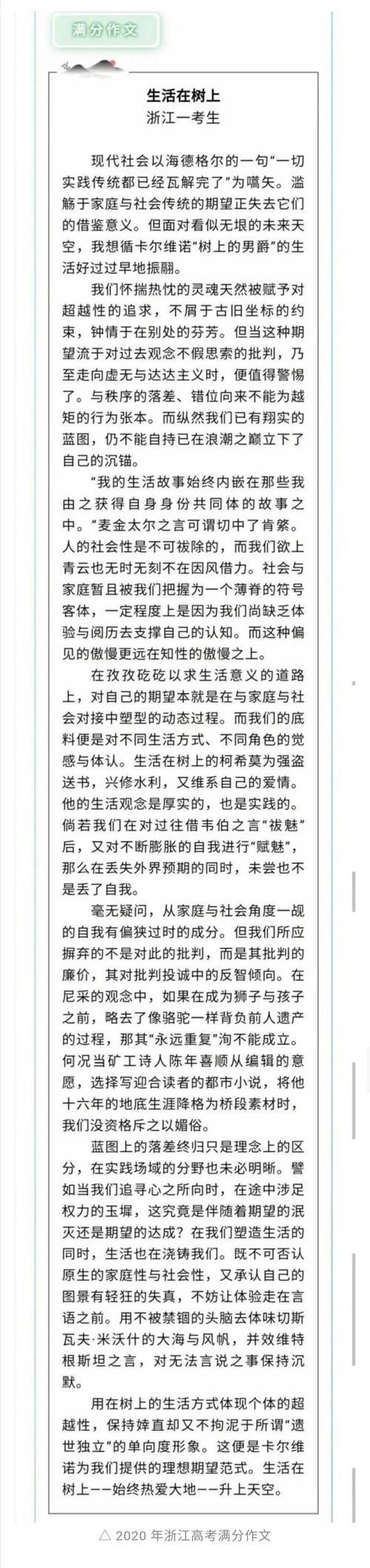 2019年上海高考满分三：越“中国味”，越“全球化”