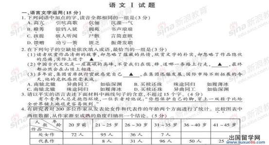 03江苏高考全场作文：放手_750字