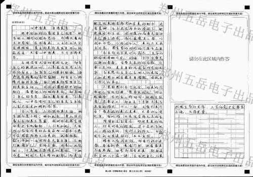 2014广西高考零分作文：老王躺着被枪杀！