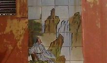 搞笑望庐山瀑布_50字