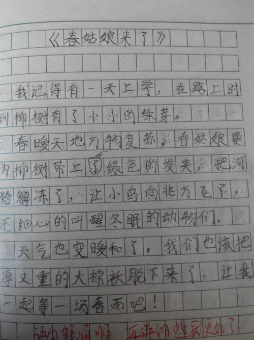 春季校园_300字