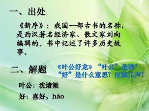 《叶恭好龙》续写