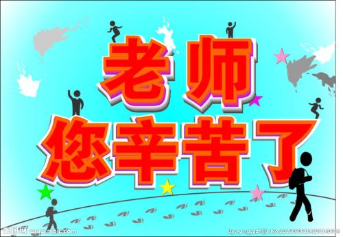 老师，你辛苦了500字