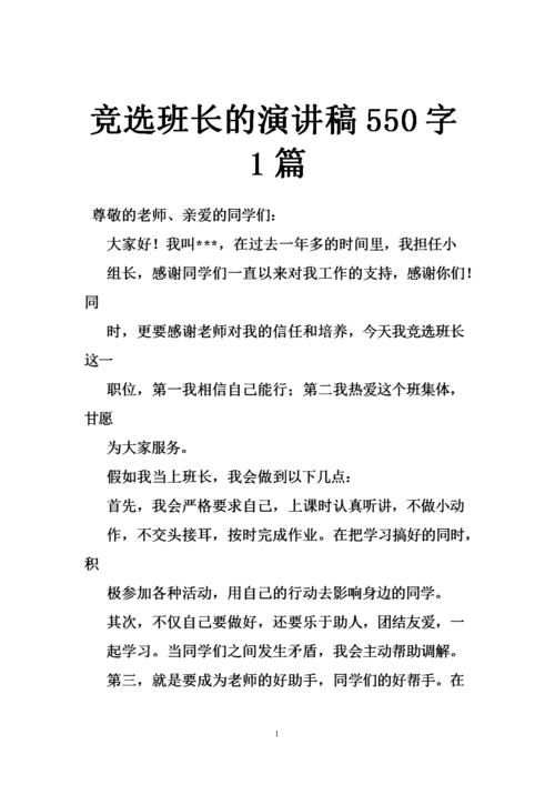 选举小队长_550字