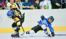 难忘的轮滑比赛