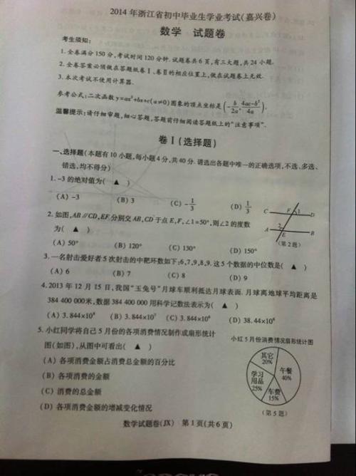 2017年浙江省嘉兴市高中考试全场作文：母语方法，大智慧