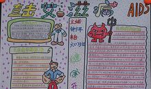 世界艾滋病日手抄报：直击艾滋病_20字