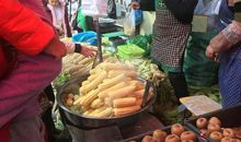 写去菜市场的作文