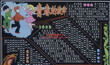 青年节黑板报——青春的旋律_20字