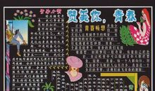 青年节黑板报——赞美你，青春_20字