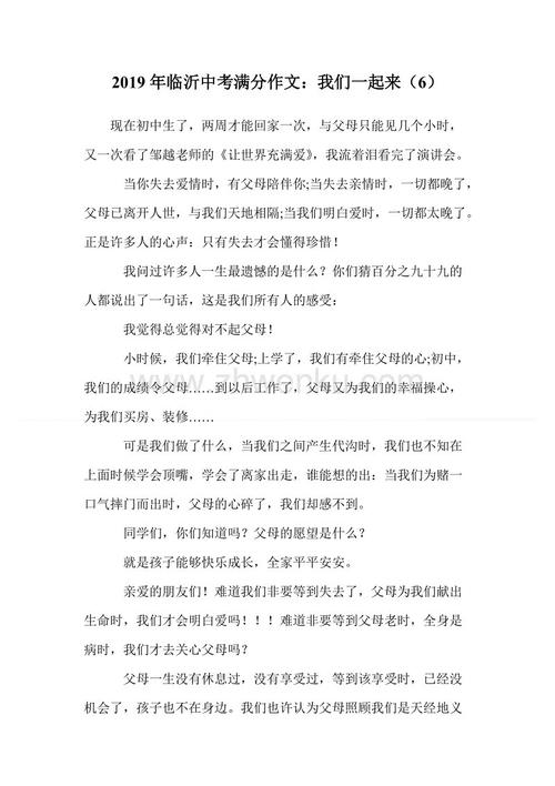 2019山东聊城高中入学考试中文满分（已发布）