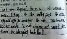 初一英语作文：我最喜欢的颜色_350字