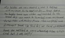 初一英语作文：我的暑假_700字