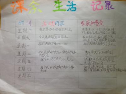 课余生活日记：我的课余生活_650字
