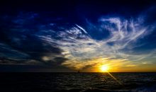 海上的日落_650字