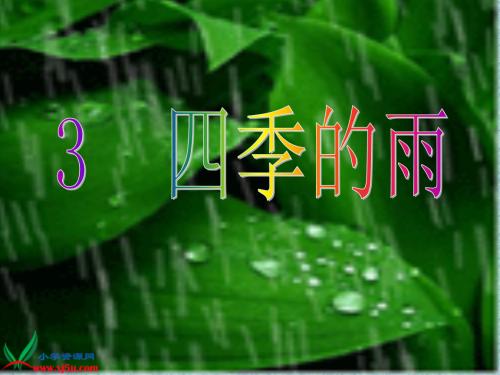 四个雨季