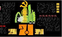 建党节黑板报——党的生日_20字