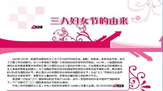 妇女节的起源
