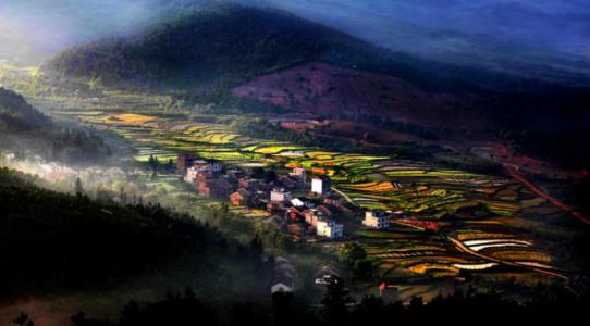 农村的美丽景色