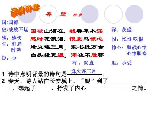 “春天的希望”的原始和注释翻译