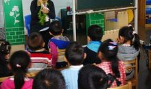 我和妈妈一起上课