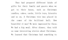 圣诞节英语作文：圣诞节的简介_900字