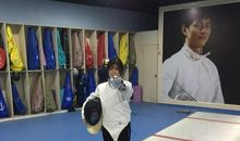 快乐的击剑活动