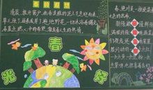 关于春天的黑板报：春光好_20字