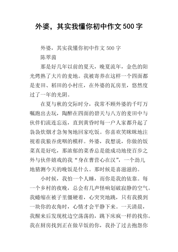 懂你的作文800字妈妈