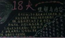 喜迎十八大黑板报（2）_20字