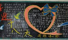 喜迎十八大黑板报（8）_20字