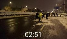 谢谢你扫雪的人