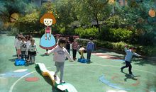 一堂高兴的体育课