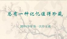 总有一种记忆值得珍藏 _900字