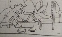 第一次给妈妈洗脚