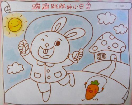 看图片，聊聊小白兔迷路了