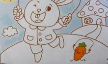 看图说话小白兔迷路了