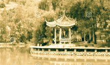 给我一个湖心的小亭子就好了