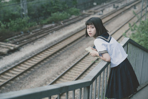 在上学的路上