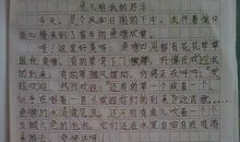 初一生活中的苦与乐